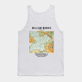 William Morris St James Pattern, Floral Exhibition, Vintage Poster Tank Top